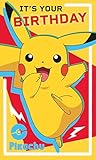 Danilo Promotions LTD Pokemon Geburtstagskarte, Geburtstagskarte für alle, Geburtstagskarte Pokemon, Offizielle Pokemon Karte