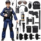 Spooktacular Creations Police SWAT Costume for Kids Halloween Cosplay, S.W.A.T. Police Officer (Large (10-12 yrs))