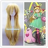 AHJSN Star vs. the Forces of Evil Princess Butterfly Cosplay Perücke Frauen Rolle spielen lange Haare Perücke Kostüme