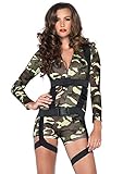 LEG AVENUE Damen Goin' Commando Adult Sized Costumes, Camo, Größe: S (EUR 36)