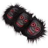 Toyvian 3st Tierische Maske Masken Mit Tiermotiven Gorilla-kostüm Kleidung Gruselmasken Für Erwachsene Realistisch Halloween-maske Gorillakostüm Schimpansenmasken Abschlussball Kind Geist