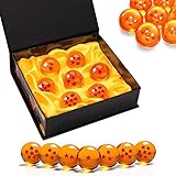 Byhotome 7 Stars Dragon Bälle für Kinder 43mm DBZ Kristallkugeln Party Favors, 4.3CM DragonKugel komplettes Set für Sammler Cosplay-Party,Geburtstag, Weihnachten, Halloween,Tag der Kinder