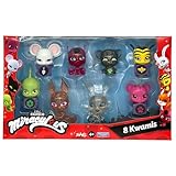 Bandai - Miraculous - Pack mit 8 Kwamis – Miraculous Mini-Figuren Sammlung - Spiel Miraculous Schatulle Set mit 8 Kwamis - Kleine süße Miraculous Ladybug Figuren - Spielzeug ab 4 Jahren - P50532
