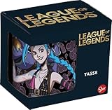 League of Legends Jinx Tasse, 325 ml, Rot