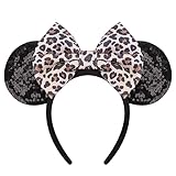 DRESHOW Mausohren Schleife Stirnbänder Glitzer Party Dekoration Cosplay Kostüm für Mädchen & Damen
