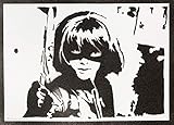 moreno-mata Echtes Handgemachtes Graffiti Hit-Girl Filme Aesthetic Poster & Kunstdrucke Kick-Ass Plakat Handmade Deko Wandbild Wanddeko Geschenke für Männer und Frauen