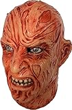 ZLCOS Halloween Freddy Maske Latex Ulme Street Horror Movie Krueger Cosplay Zubehör Thema Party Kostüm (rot), Einheitsgröße