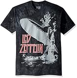 Liquid Blue Herren Led Zeppelin Exploding Zeppelin T-Shirt Kurzarm, grau, XX-Large