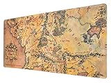 Grupo Erik Gaming Mauspad XXL Der Herr der Ringe Gaming Mousepad XXL rutschfest und Wasserabweisend Mauspad Groß - Mouse Pad Gaming Schreibtischunterlage PC Zubehör Gaming