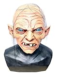 shoperama Hochwertige Latex-Maske in Lebensmittelqualität - Gollum - Herr der Ringe Hobbit