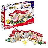 Mega Pokémon Bauset, 648 Teile, mit Pikachu, Chaneira, Evoli und Togepi, Bauspielzeug für Kinder und Erwachsene, Sammelfigur, ab 8 Jahren, HNT93