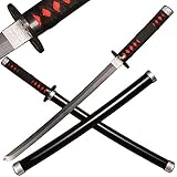 ACTASITEMS Japanisches Anime Cosplay Requisit Holzschwert -78cm, Katana-Kamado Tanjirou