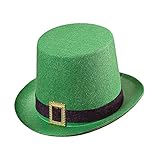W WIDMANN MILANO Party Fashion 0483O - Zylinder St. Patricks Day, Zylinder Hut grün, Kopfbedeckung, Accessoire
