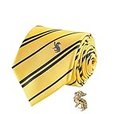 Cinereplicas Harry Potter - Deluxe Krawatte Hufflepuff - Offizielle Lizenz