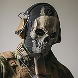 Yearsahrk Ghost Maske Call of Duty Totenkopf Maske Sturmmaske Sturmhaube Ski Gesichtsmaske Karneval Halloween Kostüm Cosplay Requisite (Ghost Maske-D)