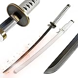 Swords and more Wado-Ichi-Monji Roronoa Zoro Katana - One Piece Schwerter, Ichimonji, Metall Schwerter aus Carbon Stahl mit Scheide 97 cm, Zoro Schwert für Zoro Cosplay One Piece & Anime Geschenke