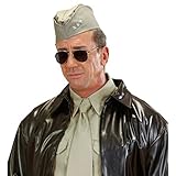 NET TOYS US Soldat Schiffchen Hut WW2 Soldaten Mütze Soldatenmütze USA Militärmütze Offizier Kopfbedeckung Uniform Kostüm Zubehör