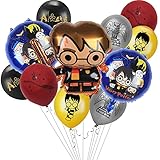 Wizard Luftballons Harry Luftballon Harry Folienballon Zauberer Geburtstagsdeko Harry Geburtstag Party Deko für Jungen Mädchen