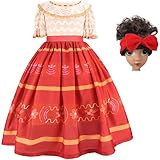 LCXYYY Dolores Cosplay Kostüm Mädchen Verkleidung Magie Madrigal Mirabel Schwestern Dolores Ballerina Kleid für Halloween Weihnachten Karneval Prinzessin Geburtstag Party Fancy Kleidung, 3-10 Jahre