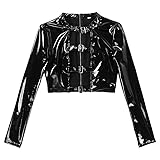 Dämon Succubus Incubus Cosplay Outfit Wetlook, Only Top, XXL