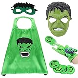 FISAPBXC Kinderkostüm Kinder, A-vengers Cosplay Kostüm für Kinder Kostüm mit Maske Spielzeug Kostüm Maske Launcher Handschuh für Kindergeburtstag, Halloween, Karneva