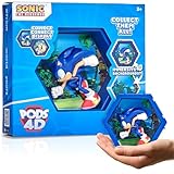 WOW! PODS 4D Sonic | Einzigartige verbindbare Wackelfigur zum Sammeln, die aus ihrer Welt in Ihre platzt, Wand- oder Regaldisplay | Sonic Toys and Gifts | Serie 1 Nr. 479