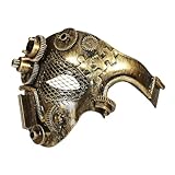 W WIDMANN MILANO Party Fashion - Halbmaske Steampunk, Maskenball, Mottoparty, Karneval