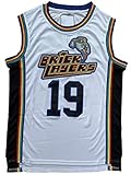 Aaliyah #19 Brick Layers 1996 MTV Rock N Jock 90er Jahre Hip Hop Kleidung für Party Herren Basketball Jersey Genäht Weiß - Weiß - 3X-Groß