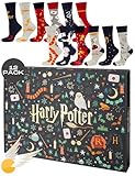 Adventskalender Wizarding World Harry Potter Socken Herren Geschenkbox Damen Geschenke 35-40 Harry Potter 12 Paar