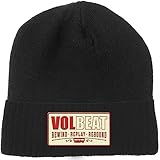 Volbeat Herren Rewind Replay Rebound Beanie Schwarz, Schwarz, Einheitsgröße