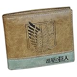 Angriff auf Titan Shingeki kein Kyojin Recon Corps PU-Leder Geldb?rse