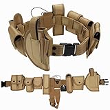 Kyrio Modular Equipment System Taktischer Hüftgurt mit Beuteln Taktischer Dienstgürtel mit Komponenten Holster für die Sicherheitsjagd von Strafverfolgungsbehörden