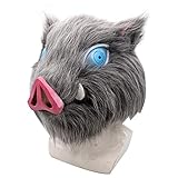 nezababy Inosuke Maske Dämon Cosplay Maske Kostüm Requisite Erwachsene Anime Schwein Vollkopf Zubehör Jungen Spielzeug Halloween
