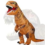 RHYTHMARTS Dinosaurier Kostüm Erwachsene Aufblasbare Dinosaurier Kostüme Aufblasbare Dinosaurier Kostüm für Erwachsene