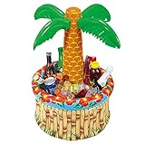 W WIDMANN MILANO Party Fashion - Aufblasbare Palme mit Getränkekühler, zum Befüllen mit EIS und Wasser, Beachparty