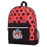 Miraculous Ladybug Rucksack Kinder, Schulrucksack Mädchen, Kindergartenrucksack Mädchen, Girl Power Rucksack Mädchen