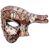 Steampunk Halbmaske (Gold/Bronze)