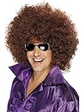 Smiffys Afro Perücke, Super-groß, Braun