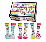 trendaffe Sei EIN Einhorn Oddsocks Socken in 37-42 im 6er Set - Strumpf