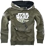 Star Wars Kids - The Mandalorian - Grogu - Sketch Unisex Kapuzenpullover Khaki 164
