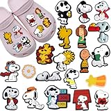 22 Stück Kinder-Schuhdekoration Pins Schuhanstecker Kinder Shoe Charms PVC Schuhschmuck Cartoon Anime Schuh Pins Stecker Dekoration DIY Schuh Geeignet für Jungen, Mädchen und Teenager(B)