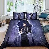 Zbeiba Bettwäsche 135x200 Mädchen Bettwäsche-Sets 3 Teilig für Jungen Schlafzimmer Atmungsaktiv Mikrofaser Bettbezug mit Reißverschluss(A5,135x200cm+2x80x80cm)