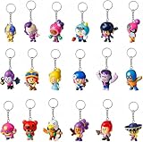 Brawl Stars BRW8010 Keychain, Stern, Mehrfarbig, Einheitsgröße