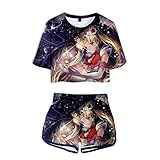 T-Shirts und Hosen Set Sportswear-Sets Top & Kurze Höschen Bekleidungssets Sportbekleidung