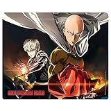 One Punch Man - Mausmatte Mauspad - Saitama & Genos - 23 x 19 cm