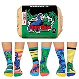 Dino Eier Oddsocks Socken in 30,5-39 im 6er Set - Strumpf