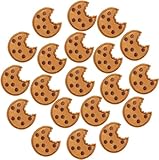 Aufnäher Krümelchen Aufnäher Zum Aufbügeln 20 Stück Cookies Kekse Bestickter Stoffaufkleber Dekorativer Keksaufnäher Patch Gesticktes Etikett Gebügeltes Gesticktes Abzeichen (20 STK)