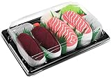 Rainbow Socks - Damen Herren - Sushi Socken Thunfisch Salmon - Lustige Geschenk - 2 Paar - Größen 36-40
