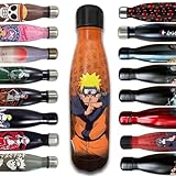 LYO Hômadict Naruto Thermosflasche, wiederverwendbar, Naruto Naruto Shippuden – hält warm und kalt 12 Stunden – für Sport, Reisen, Alltag, 500 ml – BPA Free – Offizielles Lizenzprodukt