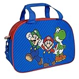 Sporttasche für Kinder 3 4 5 6 Jahre Mario Luigi Yoshi - Schwimmtasche Badetasche Kleine Jungen kompatibel mit Super Mario - Kindergarten Tasche Kleinkinder für Sport Reisen Weekend - 28x41x21 cm